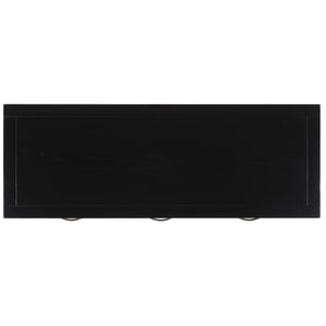 Safavieh Cindy Console Table With Three Spacious Drawers For Stylish Storage In Farmhouse And Coastal Decor Black AMH6568B