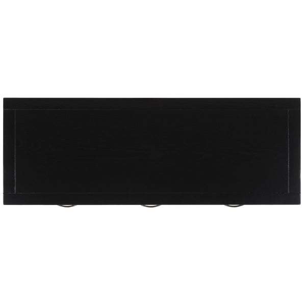 Safavieh Cindy Console Table With Three Spacious Drawers For Stylish Storage In Farmhouse And Coastal Decor Black AMH6568B