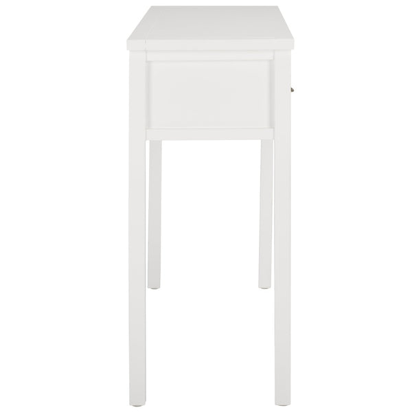 Safavieh Cindy Console Table With Three Spacious Drawers For Stylish Storage In Farmhouse And Coastal Decor White AMH6568C
