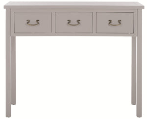 Safavieh Cindy Console Table With Three Spacious Drawers For Stylish Storage In Farmhouse And Coastal Decor Grey AMH6568D