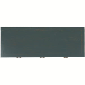 Safavieh Cindy Console Table With Three Spacious Drawers For Stylish Storage In Farmhouse And Coastal Decor Dark Teal AMH6568E