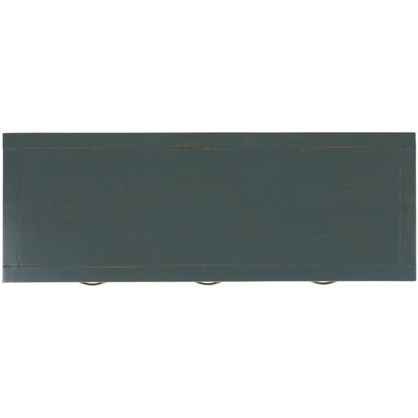 Safavieh Cindy Console Table With Three Spacious Drawers For Stylish Storage In Farmhouse And Coastal Decor Dark Teal AMH6568E