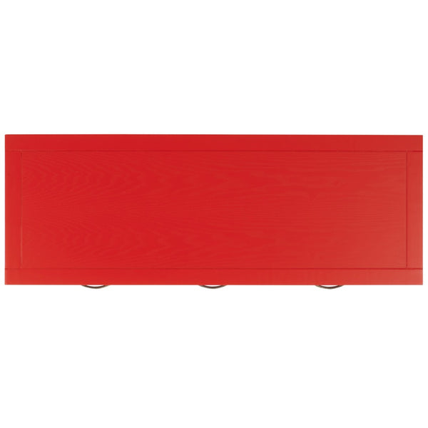 Safavieh Cindy Console Table With Three Spacious Drawers For Stylish Storage In Farmhouse And Coastal Decor Hot Red AMH6568F