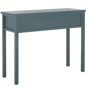 Safavieh Cindy Console Table With Three Spacious Drawers For Stylish Storage In Farmhouse And Coastal Decor Teal AMH6568H