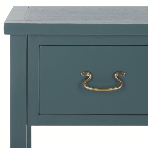 Safavieh Cindy Console Table With Three Spacious Drawers For Stylish Storage In Farmhouse And Coastal Decor Teal AMH6568H
