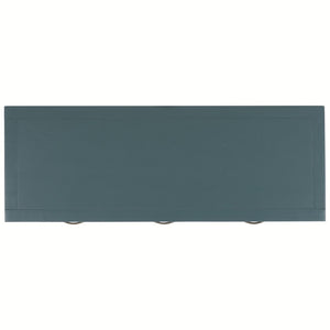 Safavieh Cindy Console Table With Three Spacious Drawers For Stylish Storage In Farmhouse And Coastal Decor Teal AMH6568H