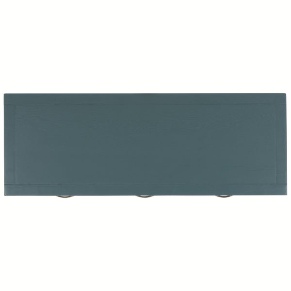 Safavieh Cindy Console Table With Three Spacious Drawers For Stylish Storage In Farmhouse And Coastal Decor Teal AMH6568H