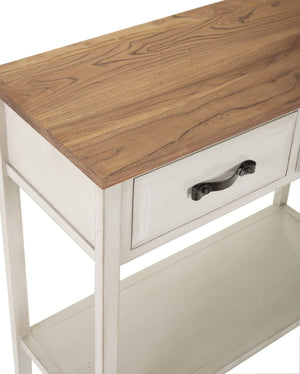 Safavieh Carol Console Table With Storage Drawers - Country-Casual Design For Entryways & Living Rooms AMH6574A