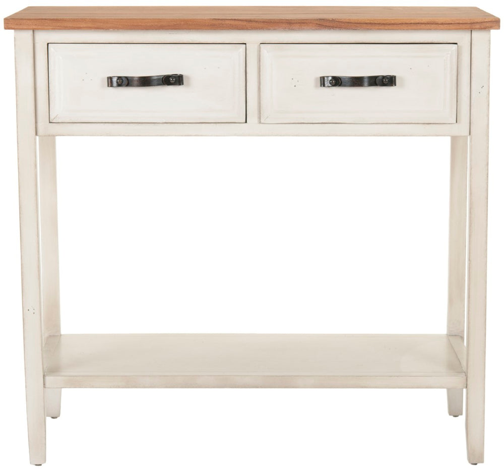 Safavieh Carol Console Table With Storage Drawers - Country-Casual Design For Entryways & Living Rooms AMH6574A