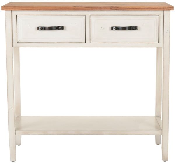 Safavieh Carol Console Table With Storage Drawers - Country-Casual Design For Entryways & Living Rooms AMH6574A