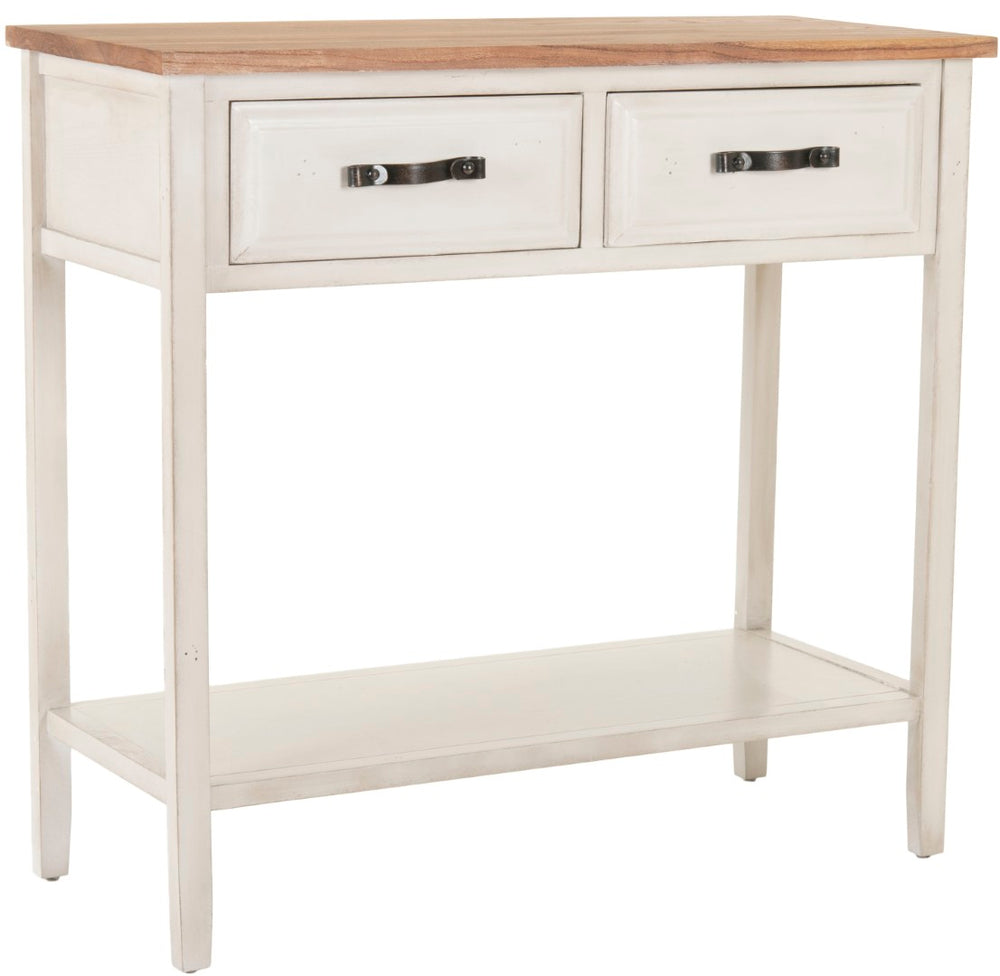 Safavieh Carol Console Table With Storage Drawers - Country-Casual Design For Entryways & Living Rooms AMH6574A