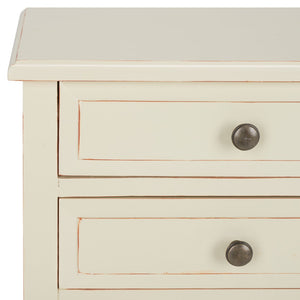 Safavieh Lori End Table: Elegant French Farmhouse Design With Storage Drawers For Living Room & Bedroom Use Barley AMH6576E