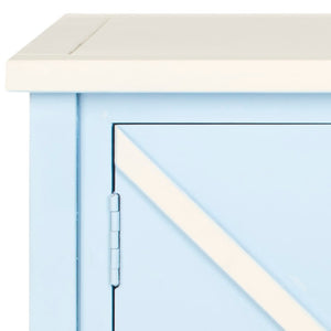 Safavieh Polly Light Blue Sideboard With Double Doors - Charming Storage Solution For Any Room Decor AMH6599B