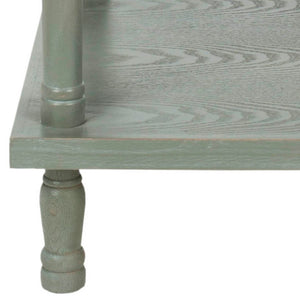 Safavieh Esmeralda 3-Tier Side Table - Elegant Ash Grey Finish, Versatile Storage, Perfect For Any Space AMH6602B