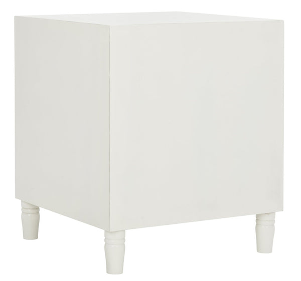 Safavieh Blaise Accent Stand With Ample Storage Drawers | Elegant Off-White Nightstand For Any Space AMH6605A