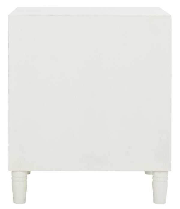 Safavieh Blaise Accent Stand With Ample Storage Drawers | Elegant Off-White Nightstand For Any Space AMH6605A