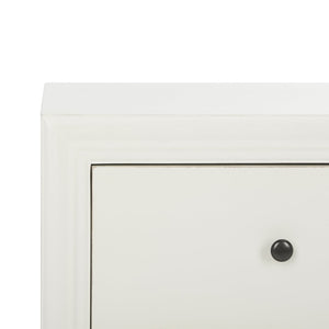 Safavieh Blaise Accent Stand With Ample Storage Drawers | Elegant Off-White Nightstand For Any Space AMH6605A
