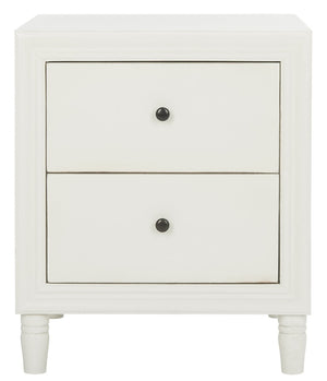 Safavieh Blaise Accent Stand With Ample Storage Drawers | Elegant Off-White Nightstand For Any Space AMH6605A