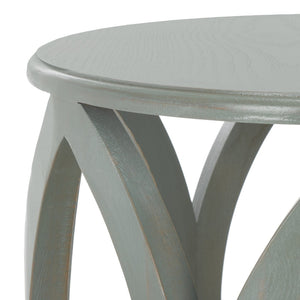 Safavieh Janika Round Accent Table - Modern Organic Elegance For Living Spaces, Versatile & Stylish Design Ash Grey AMH6607B