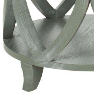 Safavieh Janika Round Accent Table - Modern Organic Elegance For Living Spaces, Versatile & Stylish Design Ash Grey AMH6607B