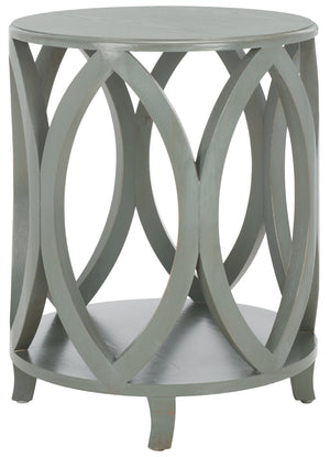 Safavieh Janika Round Accent Table - Modern Organic Elegance For Living Spaces, Versatile & Stylish Design Ash Grey AMH6607B