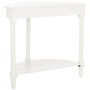Safavieh Randell Console Table - Elegant Demilune Design For Entryways, Halls, And Versatile Home Decor Off White AMH6609A
