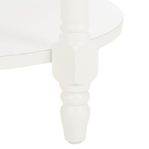Safavieh Randell Console Table - Elegant Demilune Design For Entryways, Halls, And Versatile Home Decor Off White AMH6609A