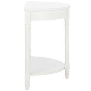 Safavieh Randell Console Table - Elegant Demilune Design For Entryways, Halls, And Versatile Home Decor Off White AMH6609A