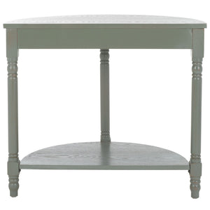 Safavieh Randell Console Table - Elegant Demilune Design For Entryways, Halls, And Versatile Home Decor Ash Grey AMH6609B