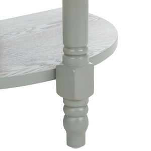 Safavieh Randell Console Table - Elegant Demilune Design For Entryways, Halls, And Versatile Home Decor Ash Grey AMH6609B
