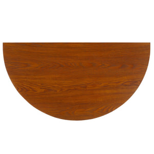 Safavieh Randell Console Table - Elegant Demilune Design For Entryways, Halls, And Versatile Home Decor Firewood AMH6609E