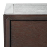 Safavieh Siobhan Accent Table With Storage Drawer XII23 Walnut Wood AMH6611F