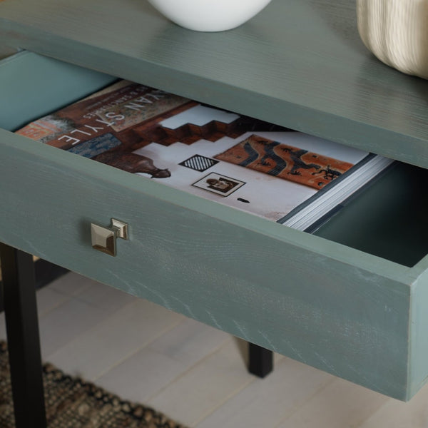 Safavieh Adena End Table With Storage Drawer - Chic Modern Design For Living Room, Bedroom, Or Entryway Ash Grey AMH6612A