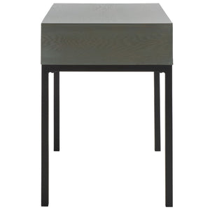 Safavieh Adena End Table With Storage Drawer - Chic Modern Design For Living Room, Bedroom, Or Entryway Ash Grey AMH6612A