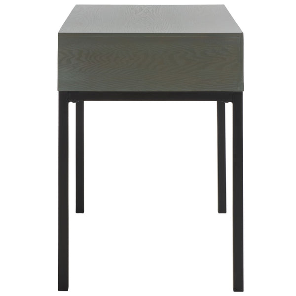 Safavieh Adena End Table With Storage Drawer - Chic Modern Design For Living Room, Bedroom, Or Entryway Ash Grey AMH6612A