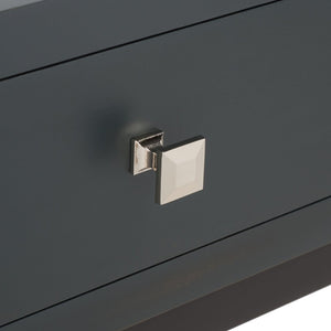 Safavieh Adena End Table With Storage Drawer - Chic Modern Design For Living Room, Bedroom, Or Entryway Dark Teal AMH6612B
