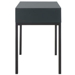 Safavieh Adena End Table With Storage Drawer - Chic Modern Design For Living Room, Bedroom, Or Entryway Dark Teal AMH6612B