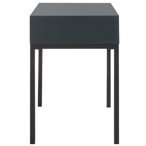 Safavieh Adena End Table With Storage Drawer - Chic Modern Design For Living Room, Bedroom, Or Entryway Dark Teal AMH6612B