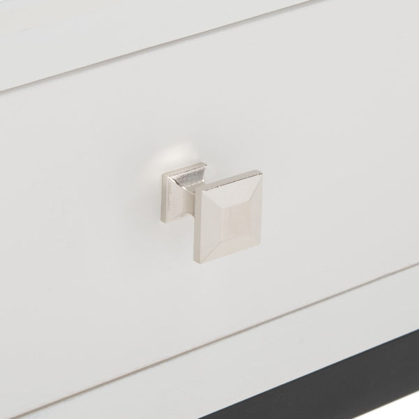 Safavieh Adena End Table With Storage Drawer - Chic Modern Design For Living Room, Bedroom, Or Entryway White AMH6612C