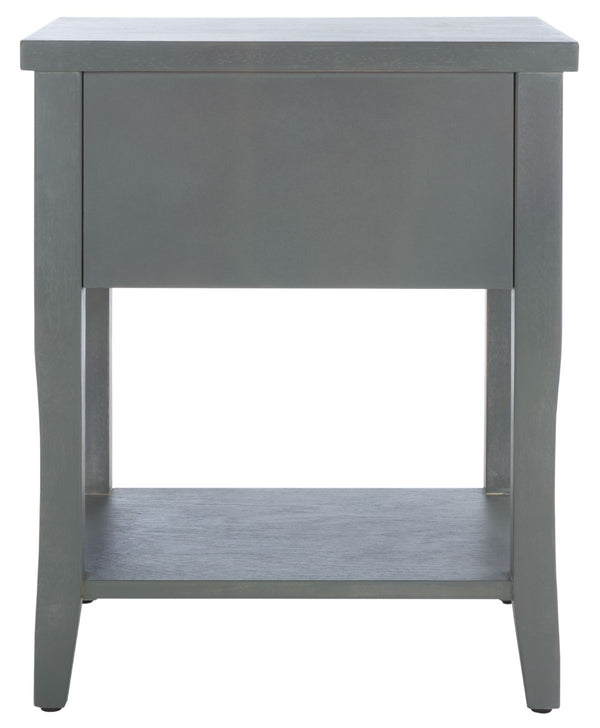 Safavieh Coby Ash Grey Nightstand With Storage Drawer – Timeless Design For Coastal And Country Décor AMH6616A