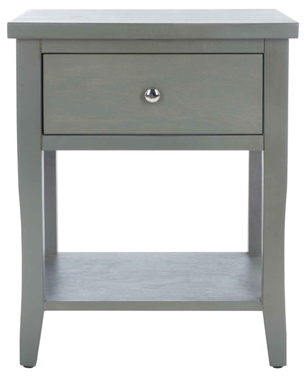 Safavieh Coby Ash Grey Nightstand With Storage Drawer – Timeless Design For Coastal And Country Décor AMH6616A