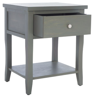 Safavieh Coby Ash Grey Nightstand With Storage Drawer – Timeless Design For Coastal And Country Décor AMH6616A