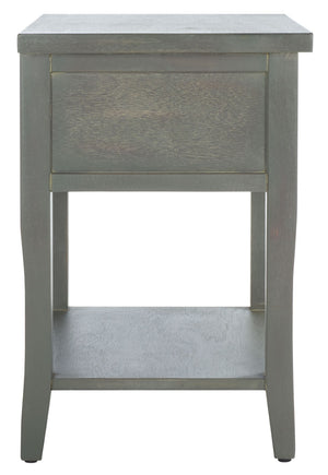 Safavieh Coby Ash Grey Nightstand With Storage Drawer – Timeless Design For Coastal And Country Décor AMH6616A