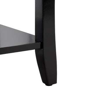 Safavieh Coby Accent Table With Storage Drawer Black Wood AMH6616D