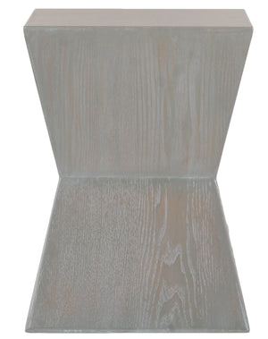 Safavieh Lotem Curved Square Top Accent Table - Modern Geometric Design For Stylish Living Spaces & Decor Ash Grey AMH6618A