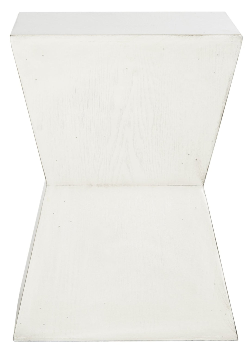 Safavieh Lotem Curved Square Top Accent Table - Modern Geometric Design For Stylish Living Spaces & Decor White Birch AMH6618C