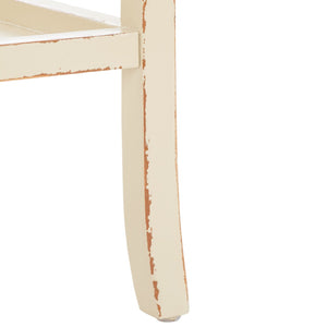 Safavieh Thelma End Table – French-Inspired Elegance With Storage Drawer For Living Room Charm And Functionality Vintage Cream AMH6619D