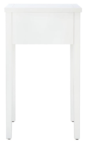 Safavieh Abel Nightstand - Chic Shaker-Style Design With Storage Drawer For Modern And Classic Spaces White AMH6626E