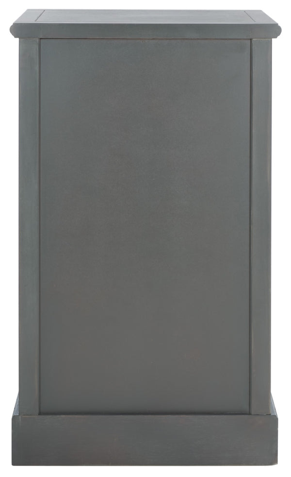 Safavieh Jarome Nightstand With Elegant Storage Drawer And Stylish Cabinet For Timeless Charm And Utility Ash Grey AMH6627A