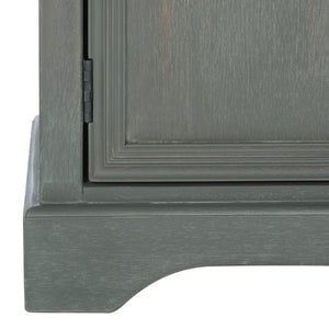 Safavieh Jarome Nightstand With Elegant Storage Drawer And Stylish Cabinet For Timeless Charm And Utility Ash Grey AMH6627A